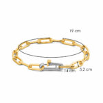 Ti Sento Milano Bracelet Gold Golden Chain