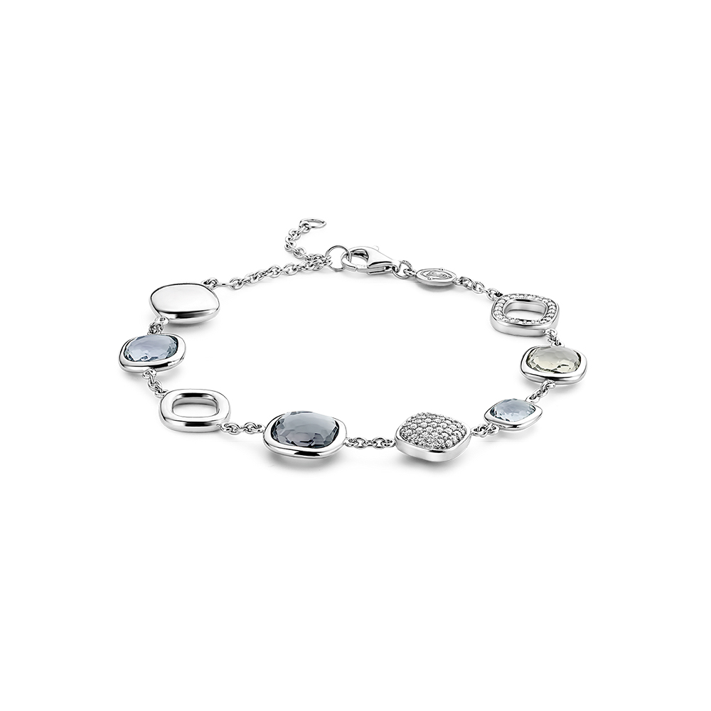 Ti Sento Milano Bracelet Stones with White Zircons