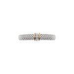 Fope Flex it Panorama Bracelet in Gold with Diamonds Size Medium