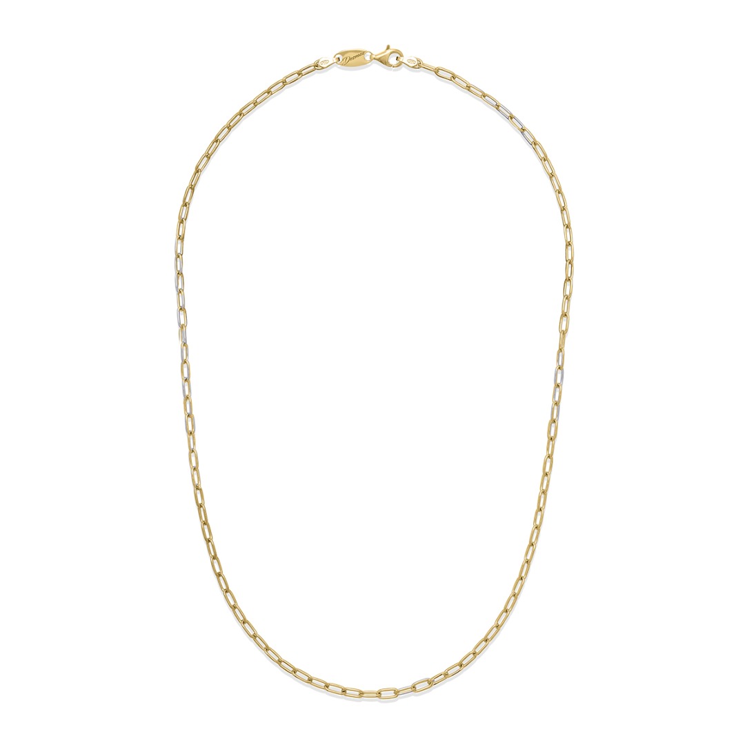 Desmos Necklace Long Chain in Gold Silver 41 cm