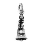 Bell Charm with Bow in 925 Silver Giovanni Raspini