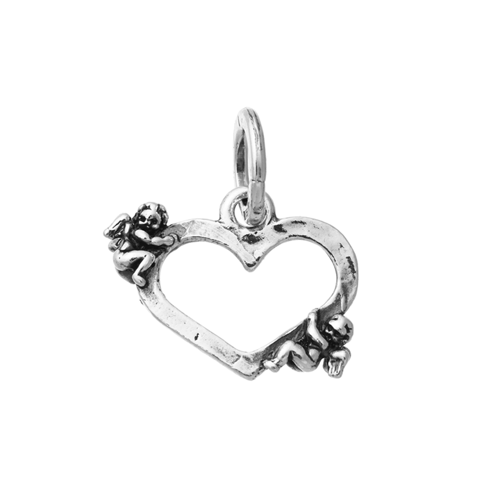 Charm Giovanni Raspini Heart Angels Clinging