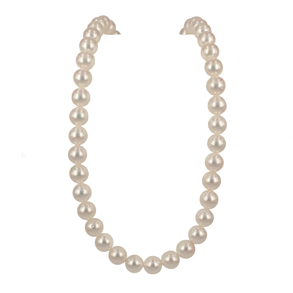 Strand Of Pearls Grown In Sea Water Diameter 8-8,5 mm.