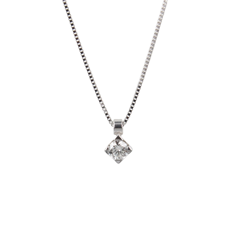 Suplight Collana donna argento 925 Collana Donna con pietra