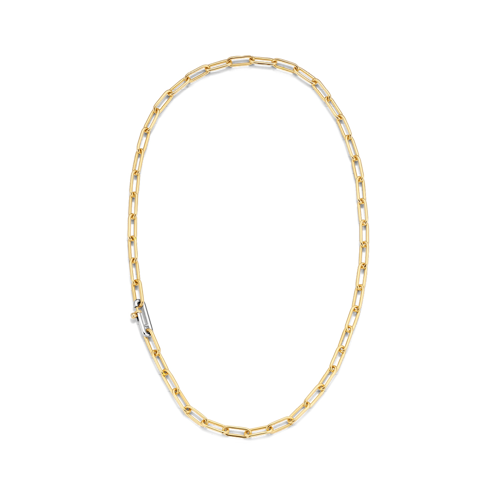 Amazon Essentials Collana Figaro In Argento Sterling E Placcato Oro: Catena Classica 46cm O 61cm, Regalo Uomo E Donna