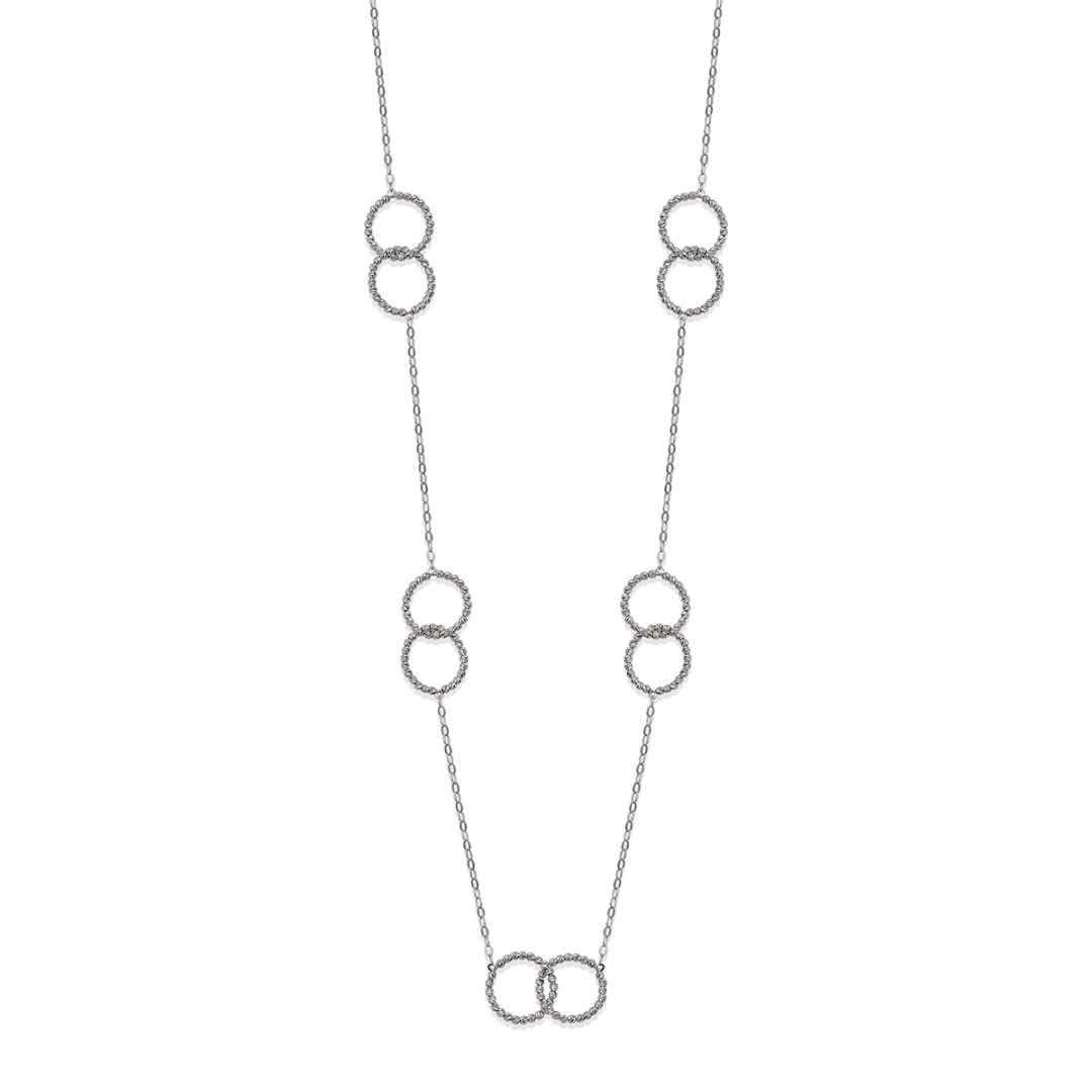 Desmos Chanel Type Necklace with Circles Length 86 cm