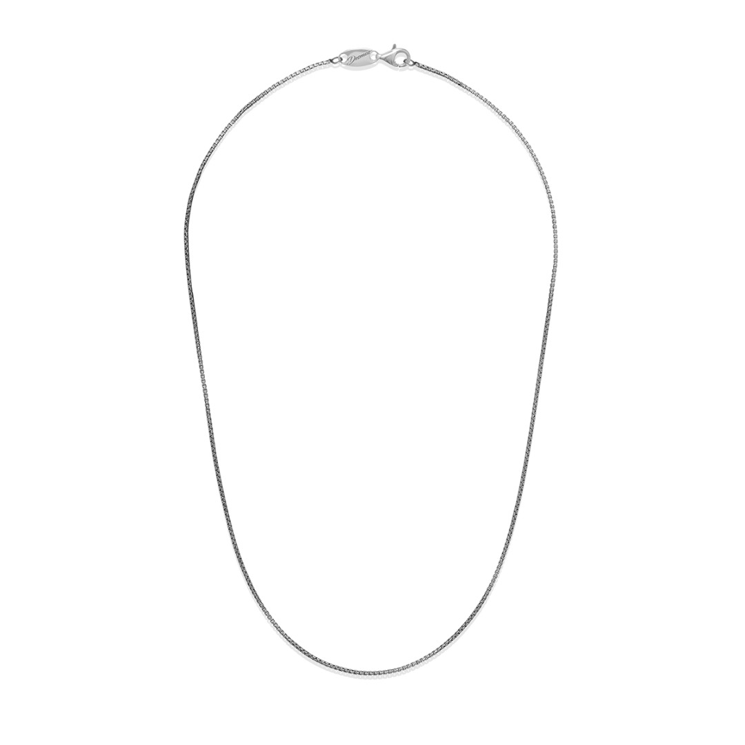 Desmos Necklace Minimal Chain in Silver Length 51 cm