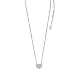 925 Sterling Silver Woman Necklace I Feel Milan With Zirconia Heart New Collection