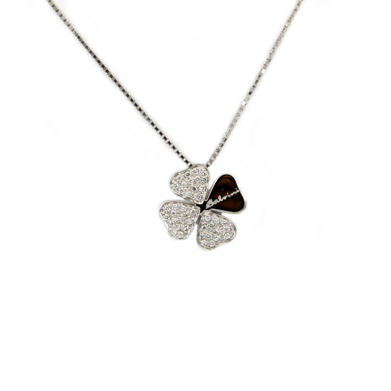 necklace with Salvini's QUADRIFOGLIO 