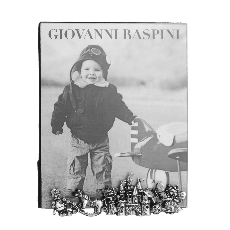 Giovanni Raspini Bronze White Toys Picture Frame 15x12