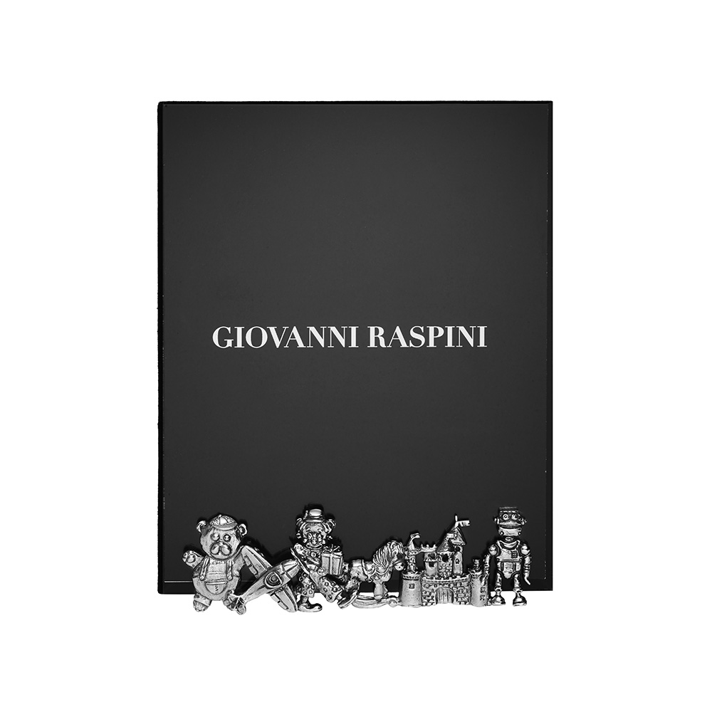 Giovanni Raspini Baby Frame in White Bronze 16x20 cm