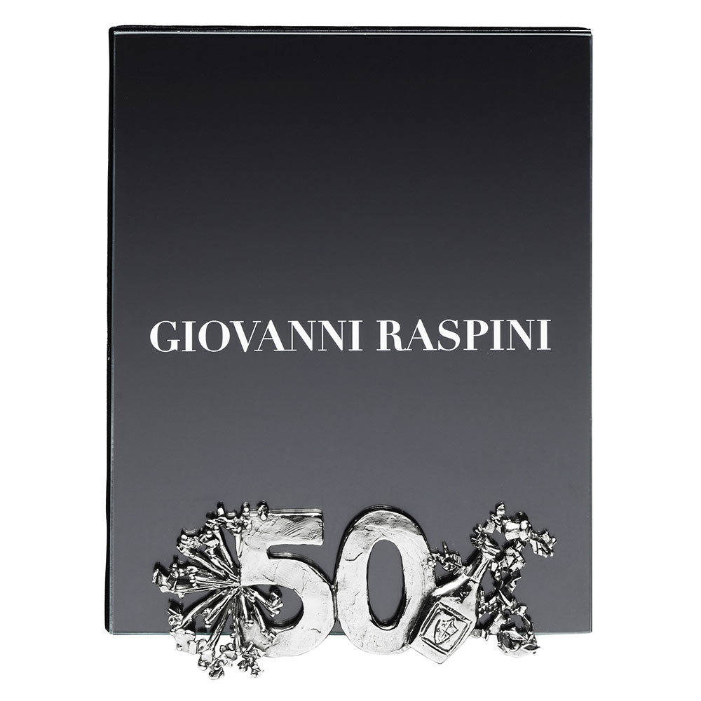 Giovanni Raspini Frame In White Bronze 50 Years 12x15 cm