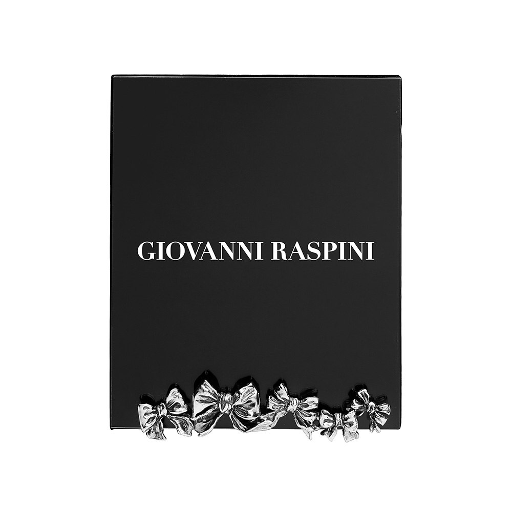 Giovanni Raspini Fiocchi Bronze Frame White 16 x 20 cm