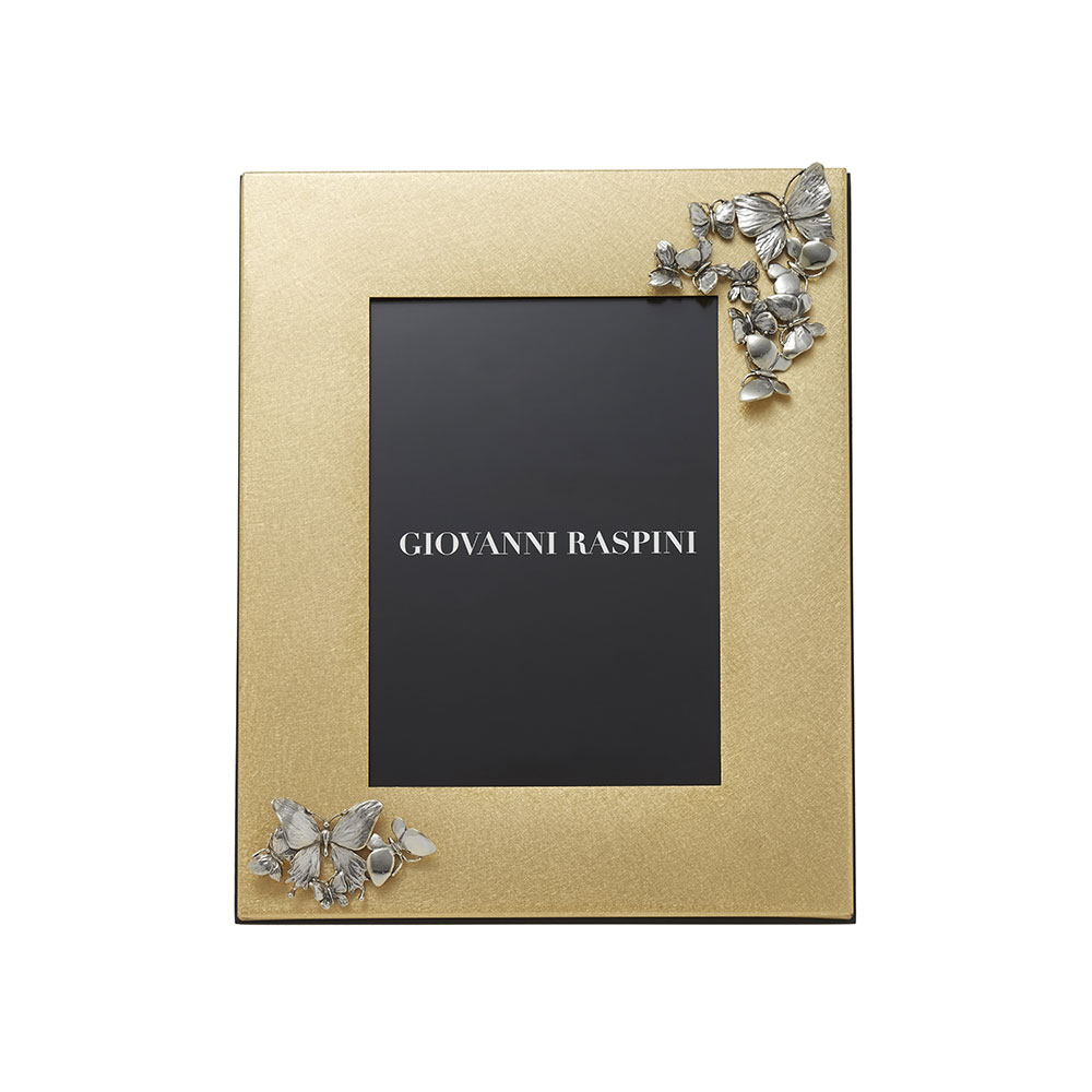 Giovanni Raspini Brass Butterfly Frame 12 x 17 cm