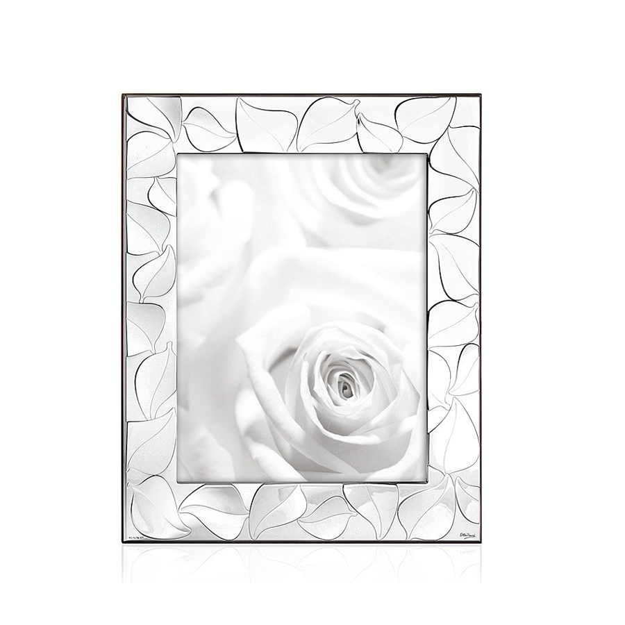 Ottaviani Frame In 925 Sterling Silver CM. 12x7.5 Leaves Collection