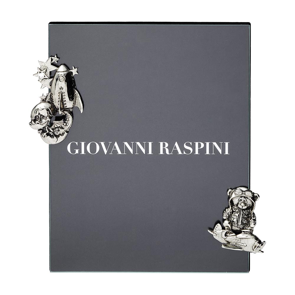 Giovanni Raspini Baby Boy Bronze Frame White 16 x 20 cm