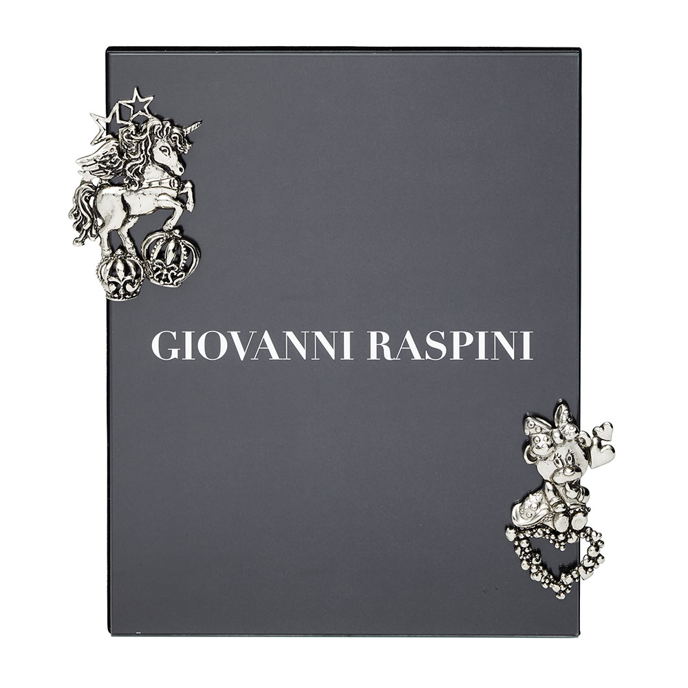 Giovanni Raspini Baby Girl Bronze Frame White 16 x 20 cm