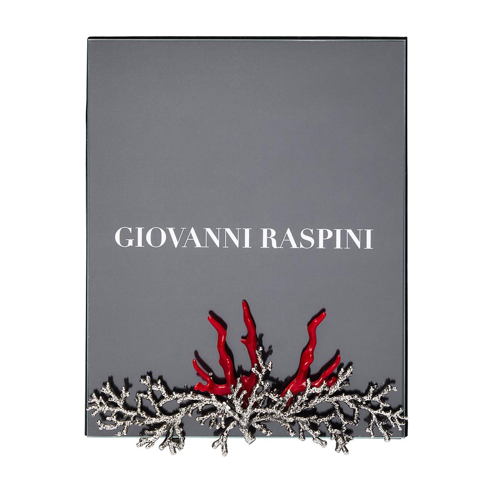 Giovanni Raspini Corallo White Bronze Picture Frame 16 x 20 cm