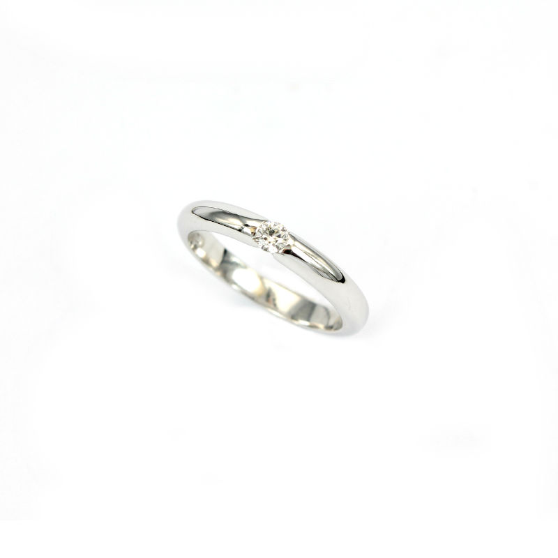 1.30 KT Solitario Diamante Taglio Princess Fidanzamento Ring 14K Oro