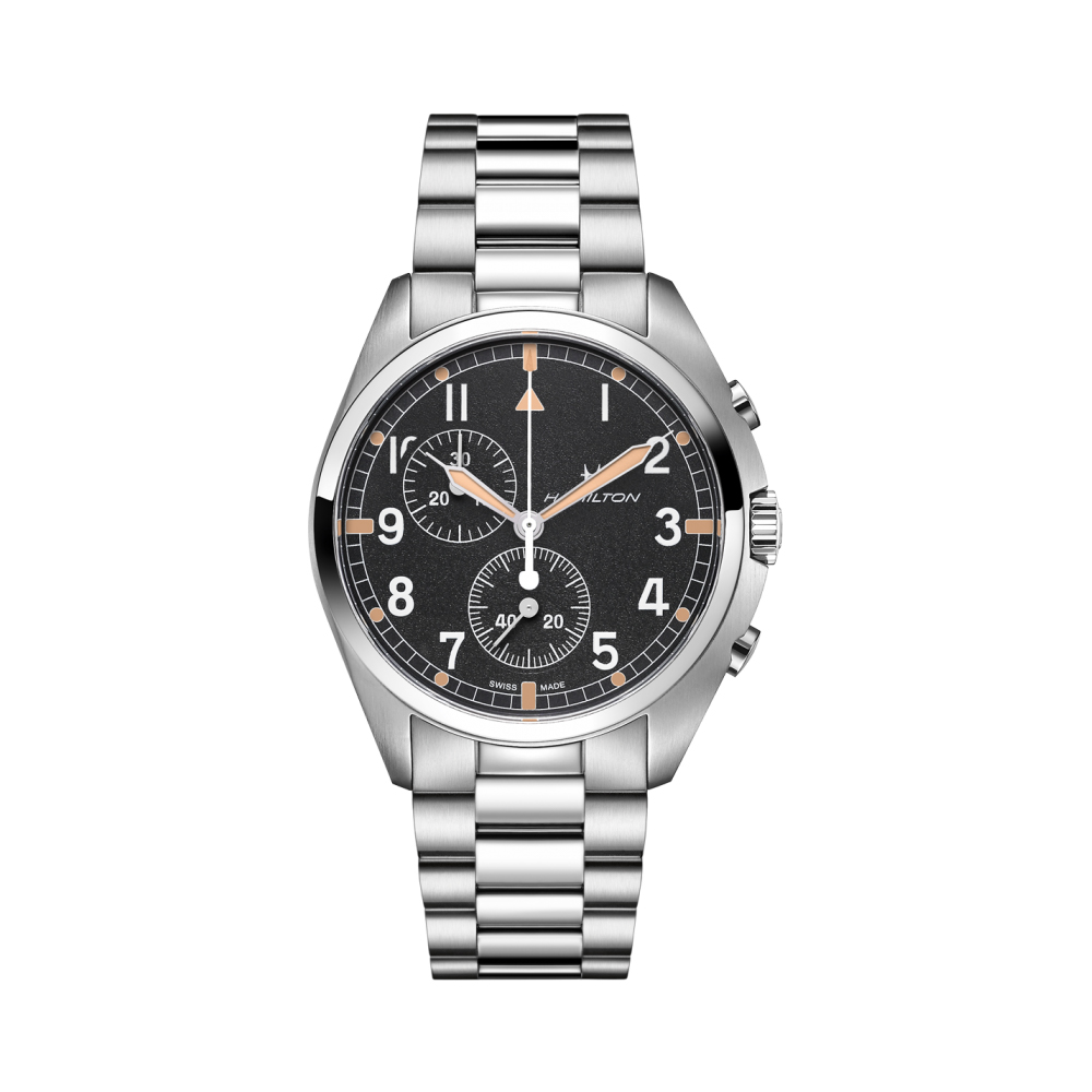 Hamilton Khaki Aviation Pilot Pioneer Chrono Quartz 41mm Watch