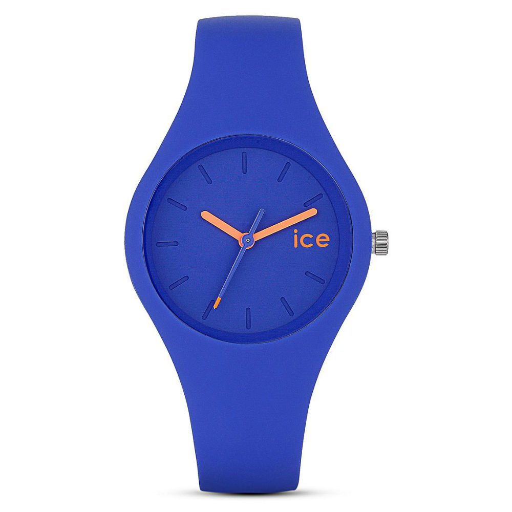 Light Blue Silicone Ice Watch
