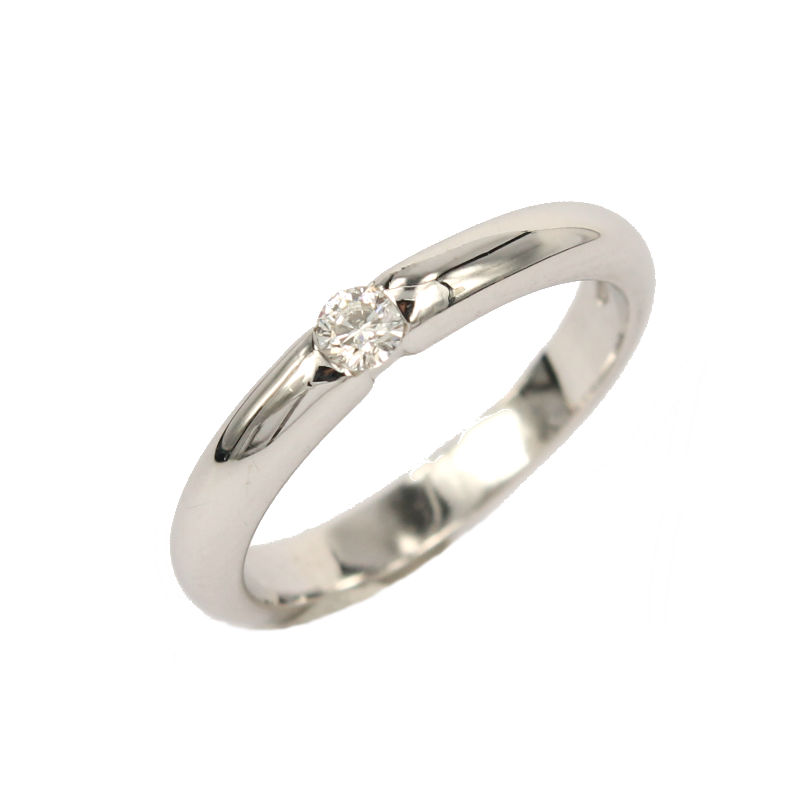 Pair of White Gold Wedding Rings With Brilliant Cut Diamond Ct. 0,10 Model Luce Fabio Ferro My jewels
