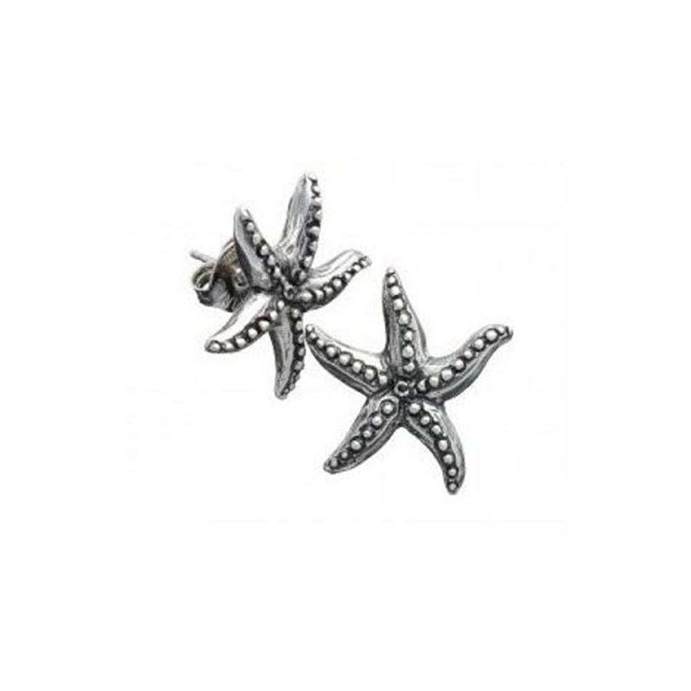 Giovanni Raspini Starfish Earrings Fixed to the Lobe