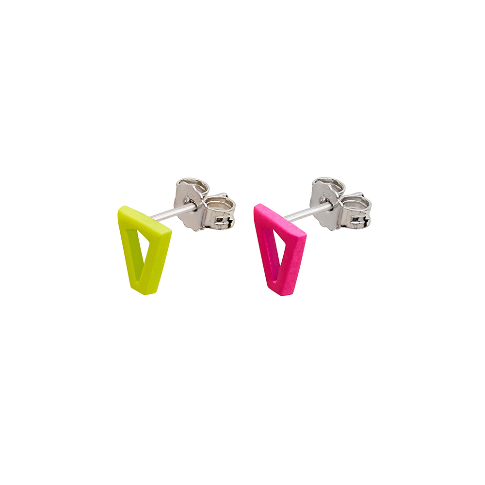 Valentina Ferragni Joy Baby Fluo Pink and Lime Earrings