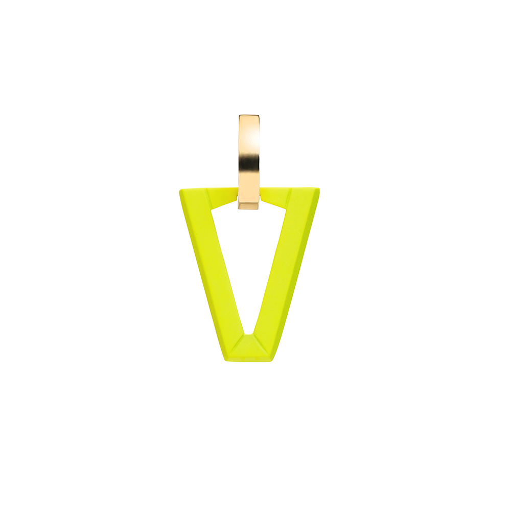 Valentina Ferragni Uali Fluo Lime Earring