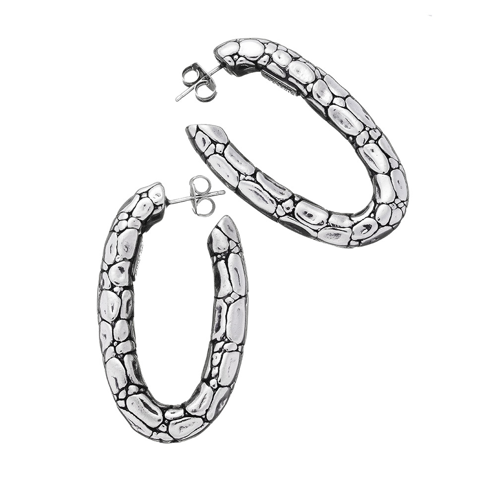 Giovanni Raspini Crocodile earrings in 925 silver