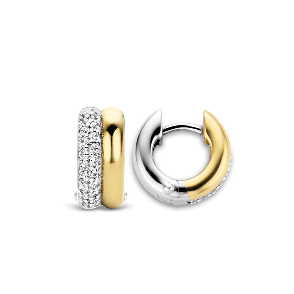 Orecchini Argento 925 Roheafer - Cerchietti Ipoallergenici Placcati Oro 18K, Set Per Piercing