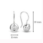 Ti Sento Milano Silver Pointoluce Earrings With Cubic Zirconia
