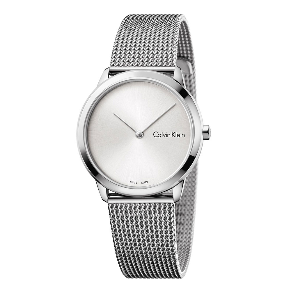 Calvin Klein Women's Watch Minimal Collection With Silver Dial Case MM. 35