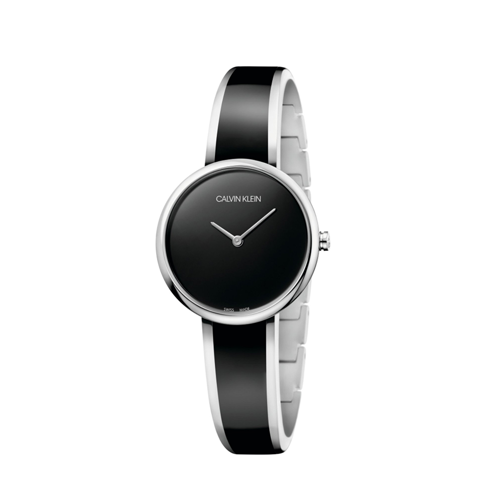 Calvin Klein Watch Woman New Model Seduces Black in Steel with MM Case. 30