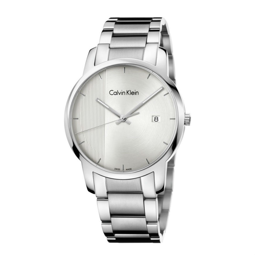 Calvin Klein Man Watch In Steel City Collection With Argentè Dial