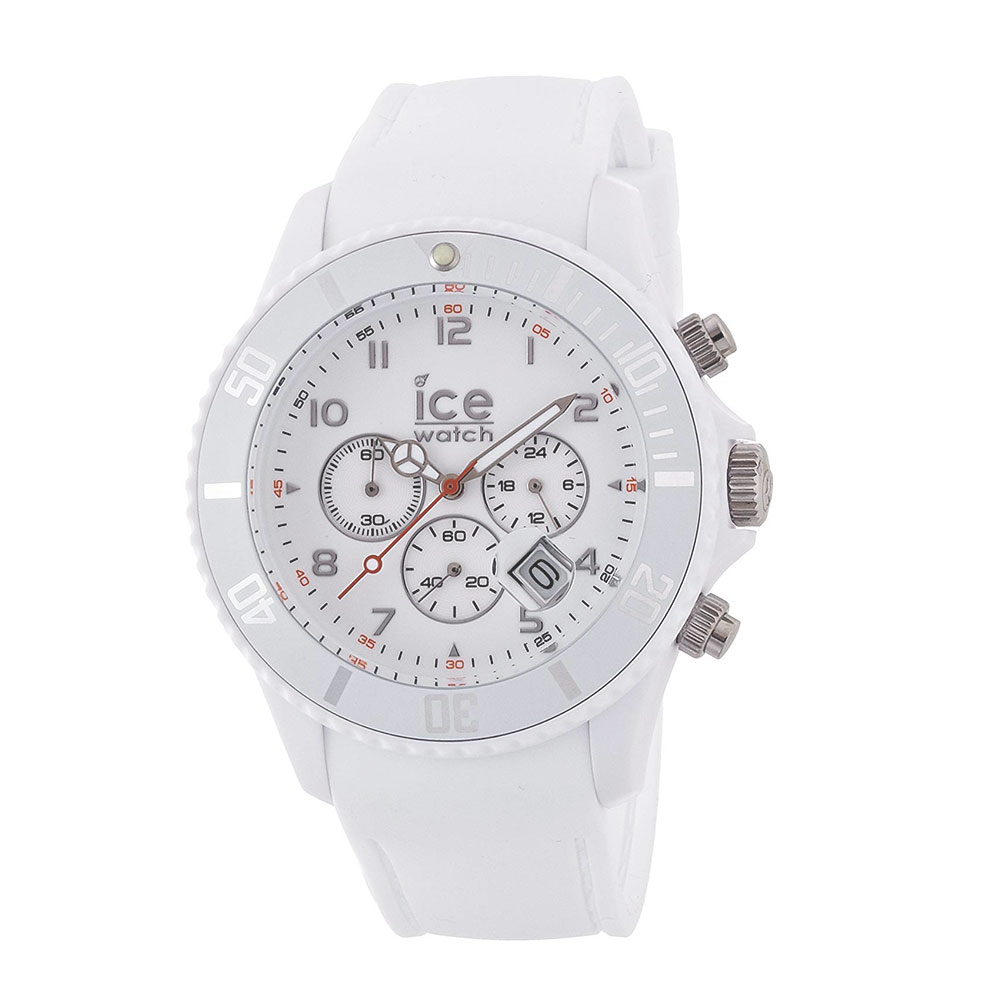 Ice Watch Chrono White Watch With Silicone Strap