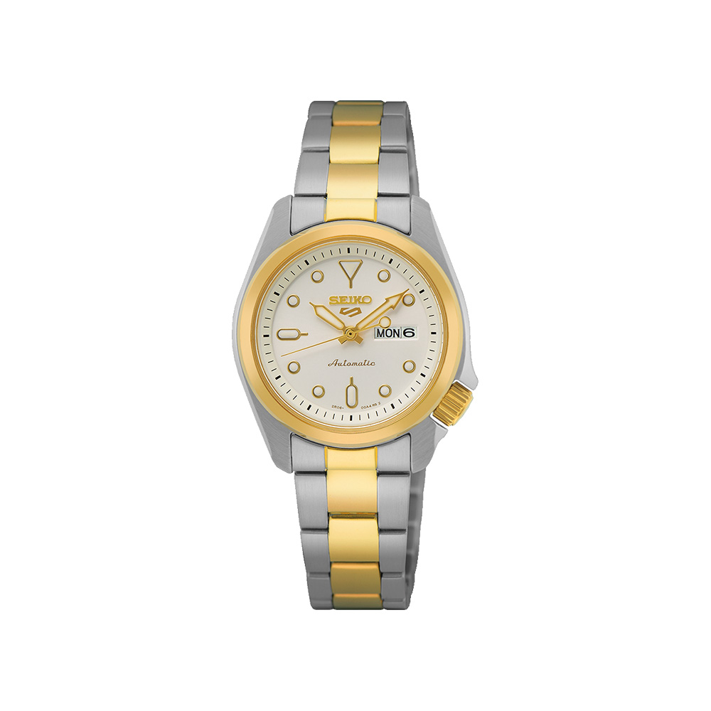Seiko 5 Sport Automatic Gold Watch 28 mm SRE004K1
