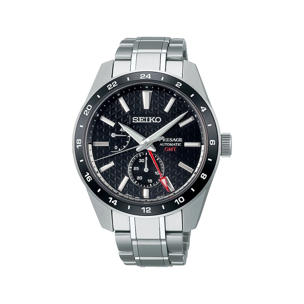 Seiko Presage GMT Automatic 3-Wheel Watch 42.2 mm SPB221J1