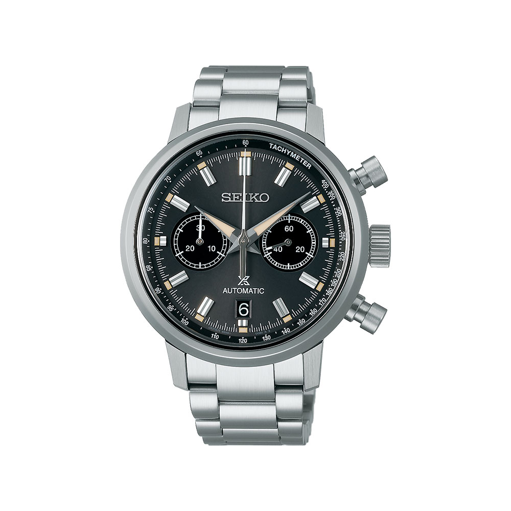 Seiko Prospex Chronograph Speedtimer Automatic Grey Dial SRQ037J1 42.5 mm Watch