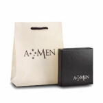 Amen Pendant Earrings in 925 Sterling Silver with Red Crystals Elegance Collection