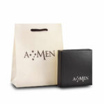 Amen Women's Necklace in Rose Silver with Red Crystals Elegance Collection