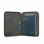 Piquadro Pulse Notepad Holder In Leather With Zip