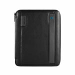 Piquadro Pulse Notepad Holder In Leather With Zip