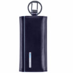 Piquadro Blue Square keyring for security door