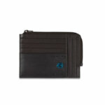Piquadro Pulse Leather Card Holder With Zip