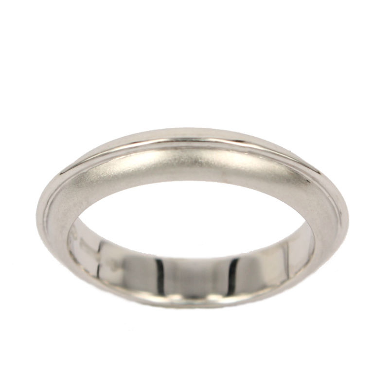 White Gold Wedding Band Model Ray of Light Fabio Ferro