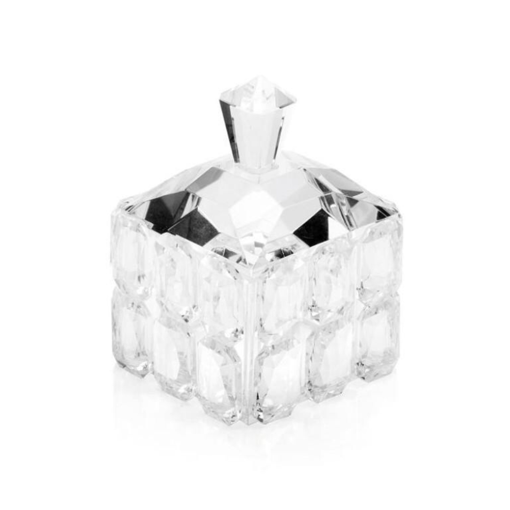 Ottaviani Square Crystal Box Porta Bon Bon and Candies