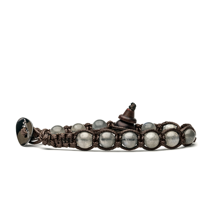 Tamashii Original Tibetan Bracelet With Gray Labradorite